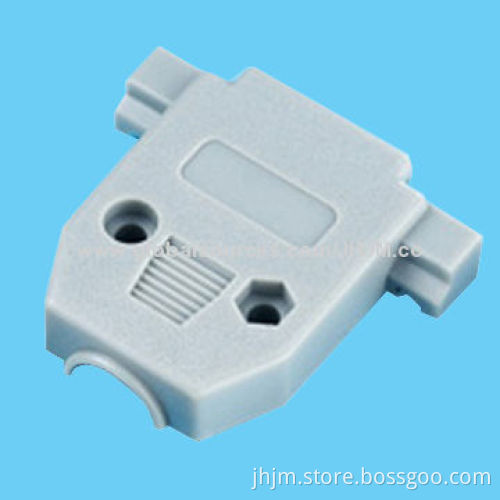 D-sub Hood, 15 Pins, Plastic, Straight Exit and 90° Versions Available